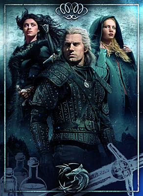 Zaklínač (Witcher) - Ciri, Yennefer and Geralt - Puzzle (1000)