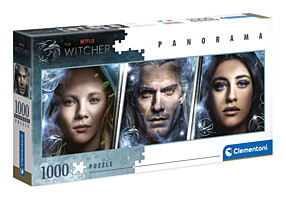 Zaklínač (Witcher) - Face - Panorama Puzzle (1000)