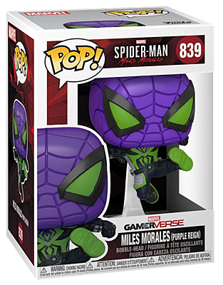 Marvel Spider-Man: Miles Morales - Miles Morales (Purple Reigh) POP Vinyl Bobble-Head Figure