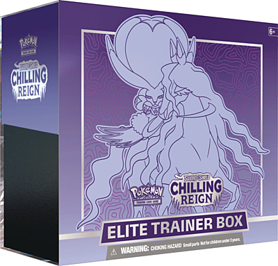 Pokémon: Sword and Shield #6 - Chilling Reign Elite Trainer Box - Shadow Rider Calyrex