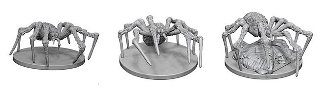Figurka D&D - Spiders - Unpainted (Dungeons & Dragons: Nolzur's Marvelous Miniatures)