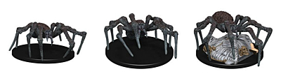 Figurka D&D - Spiders - Unpainted (Dungeons & Dragons: Nolzur's Marvelous Miniatures)