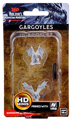 Figurka D&D - Gargoyles - Unpainted (Dungeons & Dragons: Nolzur's Marvelous Miniatures)