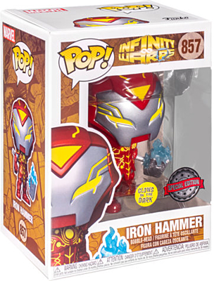 Infinity Warps - Iron Hammer (GITD) Special Edition POP Vinyl Bobble-Head Figure