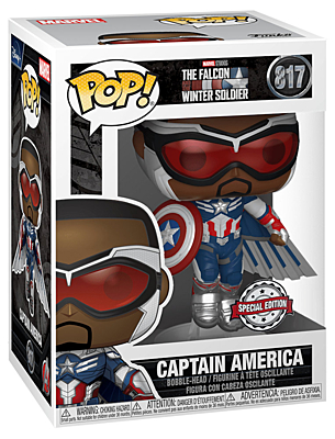 The Falcon and the Winter Soldier - Captain America Special Edition POP Vinyl Bobble-Head Figure