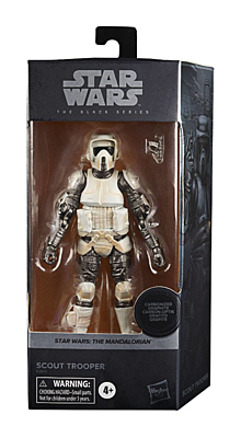 Star Wars - The Black Series - Scout Trooper (Carbonized) Action Figure (The Mandalorian)