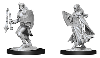 Figurka D&D - Kalashtar Female Cleric - Unpainted (Dungeons & Dragons: Nolzur's Marvelous Miniatures)