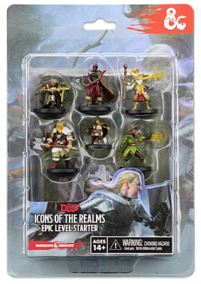 Dungeons & Dragons - Icons of the Realms - Epic Level Starter - Miniatures 7-pack