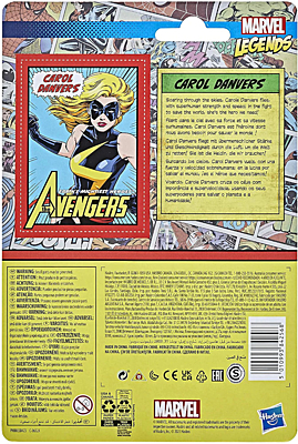 Marvel - Legends Retro - Carol Danvers (The Avengers) Action Figure