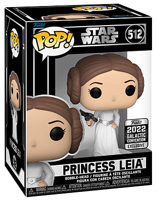 Star Wars - Celebration - Princess Leia (2022 Galactic Convention Exclusive) POP Vinyl Bobble-Head Figure