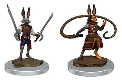 Figurka D&D - Harengon Rogues - Unpainted (Dungeons & Dragons: Nolzur's Marvelous Miniatures)