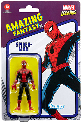 Marvel - Legends Retro - Spider-Man (Amazing Fantasy) Action Figure