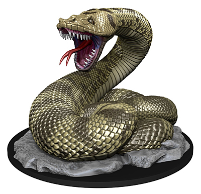 Figurka D&D - Giant Constrictor Snake - Unpainted (Dungeons & Dragons: Nolzur's Marvelous Miniatures)