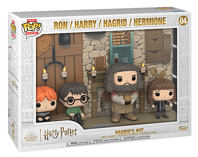Harry Potter - Hagrid's Hut (Ron / Harry / Hagrid / Hermione) POP Moments Vinyl Figure