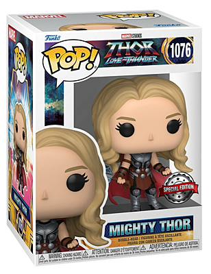 Thor: Love and Thunder - Mighty Thor (Metallic) Special Edition POP Vinyl Bobble-Head Figure