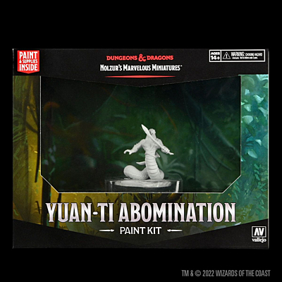 Figurka D&D - Yuan-Ti Abomination - Paint Kit (Dungeons & Dragons: Nolzur's Marvelous Miniatures)