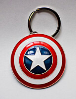 Captain America - Kovová klíčenka Shield