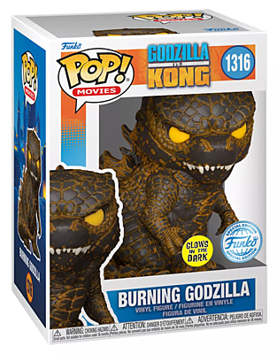 Godzilla vs. Kong - Burning Godzilla (GITD) Special Edition POP Vinyl Figure