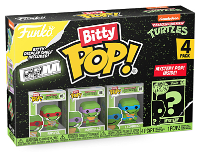 Teenage Mutant Ninja Turtles (TMNT) - 8-bit Bitty POP Vinyl figurky