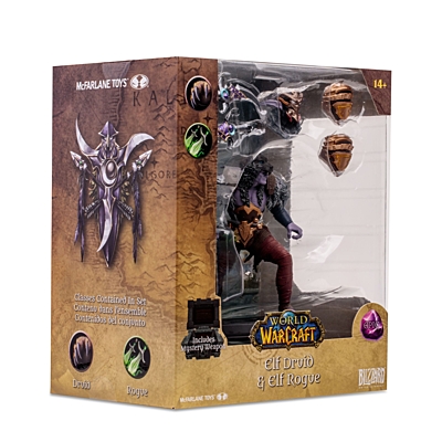 World of Warcraft - Night Elf Druid Rogue (Epic) akční figurka 15 cm