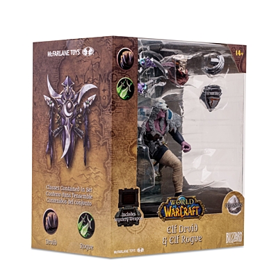 World of Warcraft - Night Elf Druid Rogue akční figurka 15 cm