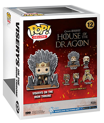 House of the Dragon - Viserys on the Iron Throne POP Vinyl figurka