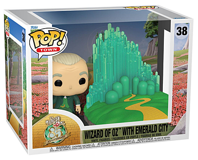 The Wizard of Oz - Wizard of Oz with Emerald City (85th Anniversary) POP Town Vinyl figurka