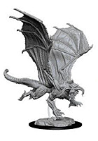 Figurka D&D - Young Black Dragon - Unpainted (Dungeons & Dragons: Nolzur's Marvelous Miniatures)